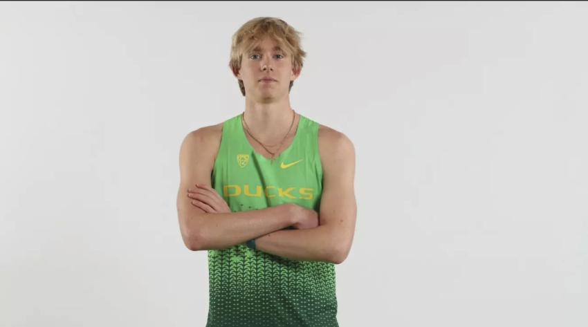 Simeon Birnbaum is a National Champion, claiming gold at NCAA Outdoor Track and Field Championships, winning 1,500 meters